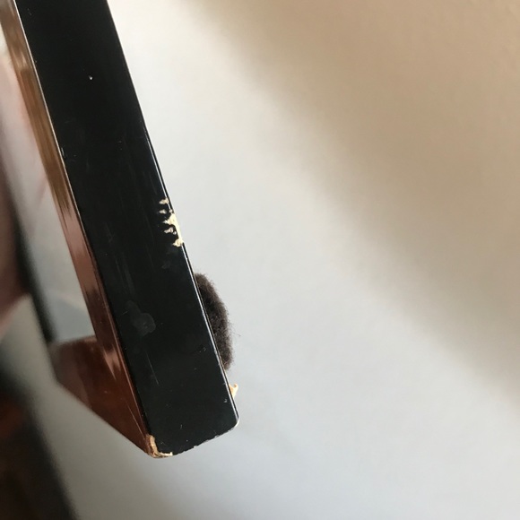 Signed vintage Leaf Art Framed in Lacquered Burled Wood - Picture 12 of 13